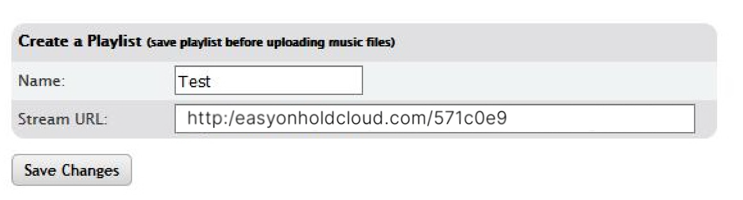 Set the IPitomy stream URL