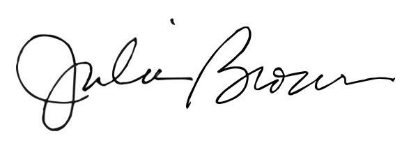 Julie Brown signature