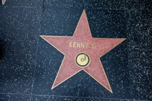 Kenny G Star on the Hollywood Walk of Fame