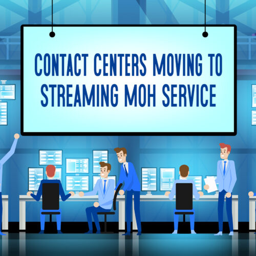 contact centers moving to streaming music service