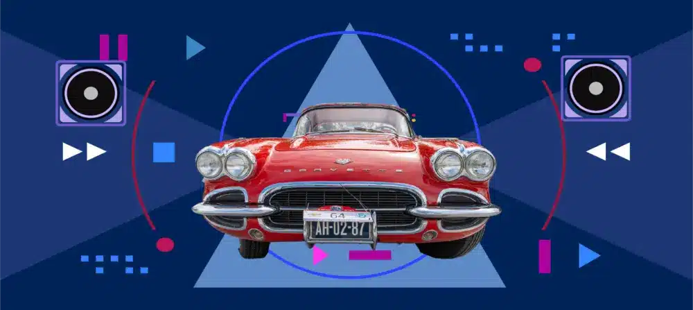 Easy On Hold | Blog - Red Corvette and Music icons for on-hold song