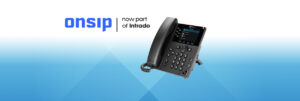 Easy On Hold | Blog - onsip logo with a polycom phone