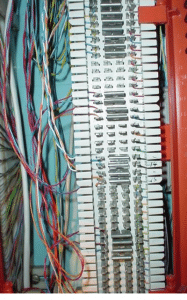 Telephone System Punchdown Block