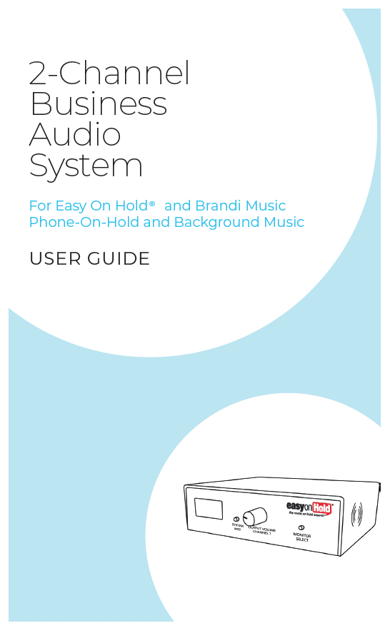 message on hold audio player and background business music device manual user guide